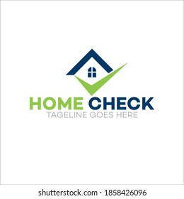 Illustration vector graphic of home inspection company logo design template