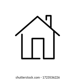 Illustration vector graphic of home web icon