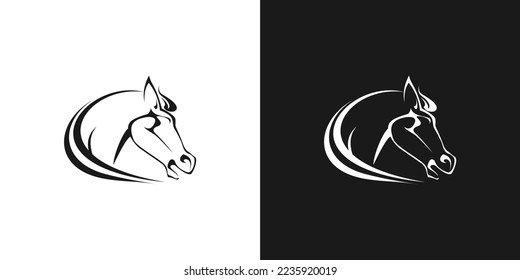 illustration vector graphic of horse