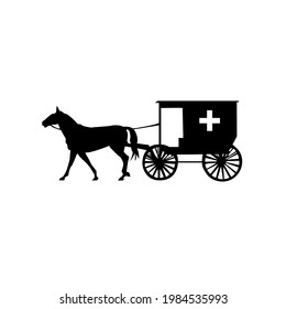 Illustration Vector graphic of horse wagon design