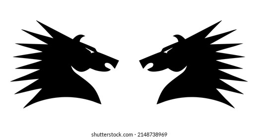 Illustration Vector Graphic of Horses Icon