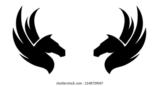 Illustration Vector Graphic of Horses Icon