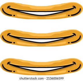 Illustration vector graphic of hot dog food characters are perfect for using food labels or food product packaging.