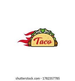 Illustration Vector Graphic of Hot and Spicy Tacos. Perfect to use for Food Business