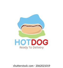 illustration vector graphic of hotdogs with sauce are delicious to eat, perfect for fast food, instan food, food, restaurant, resto, cafe, nutrition, etc.


