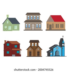 gráfico vectorial de ilustración de casa