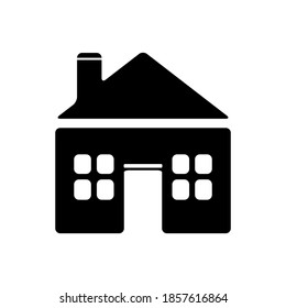 Illustration vector graphic of house icon. Concept flat design. Perfect for icon, poster, banner, web, label, sign, symbol, card, template, application, etc.