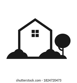 illustration vector graphic of house logo or icon