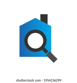 Illustration Vector Graphic of House Search Logo. Perfect to use for Technology Company