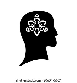 Vektorgrafik der Symbolvorlage "Human Head"