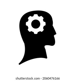Ilustración Vector Gráfico del icono de cabeza humana