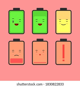 VECTOR DE ILUSTRACIÓN GRÁFICO DE LA BATERÍA DE HIELO