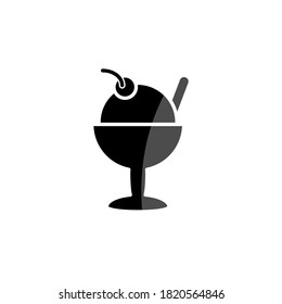 Illustration Vector graphic of ice cream icon