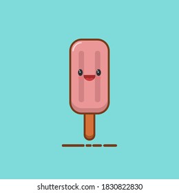 ILLUSTRATIONSVEKTORGRAFIK DES EISKREAMS