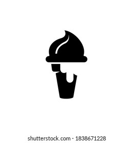 Illustration Vector graphic of ice cream icon