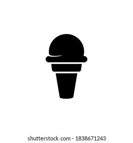 Illustration Vector graphic of ice cream icon