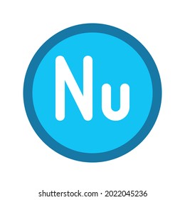 Illustration vector graphic icon of Bhutan Ngultrum currency. Filled line style icon. Vector illustration isolated on white background. Perfect for website or application design.