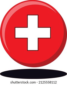 Illustration, Vektorgrafik von Symbol-Cartoon-Kreuzsymbol.etc.