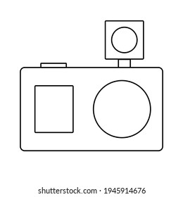 Illustration vector graphic icon or logo of camera