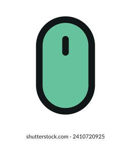 Illustration vector graphic icon of Mouse. Filled Line Style Icon. Computer And Device Themed Icon. Vector illustration isolated on white background. Perfect for website or application design.