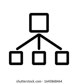 illustration vector graphic of icon organizing. Good for business and managemant