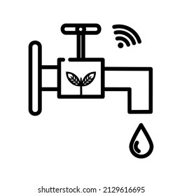 ilustración vectorial de icono inteligente hogar ecco, perfecto para plantillas e ilustraciones vectoriales con conceptos interiores de hogar ecológicos modernos y basados en la tecnología