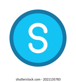 Icono gráfico vectorial de la ilustración de la moneda somalí Shilling. Icono de estilo de línea relleno. Ilustración vectorial aislada en fondo blanco. Perfecto para el diseño de sitios web o aplicaciones.