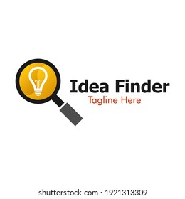 Illustration Vector Graphic of Idea Finder Logo. Perfect to use for Technology Company