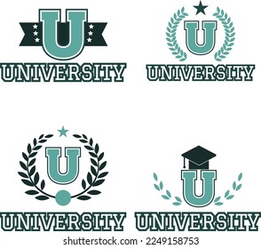 illustration vector graphic of ideas logo university good for logo education