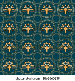 illustration vector graphic of Illuminati eye pattern