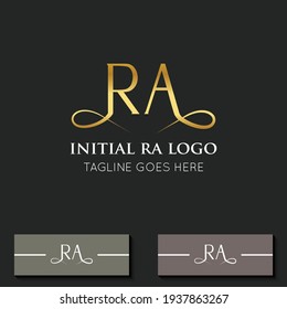 illustration vector graphic initial ra letter logo or icon best for branding and icon