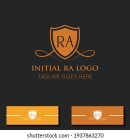 illustration vector graphic initial ra letter logo or icon best for branding and icon