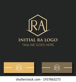 illustration vector graphic initial ra letter logo or icon best for branding and icon