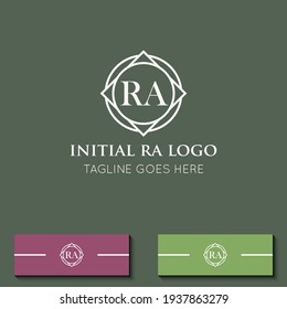 illustration vector graphic initial ra letter logo or icon best for branding and icon