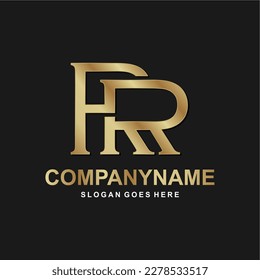 illustration vector graphic initial rr logo best for branding and r icon