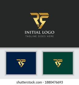 illustration vector graphic initial rs letter logo best for branding and icon