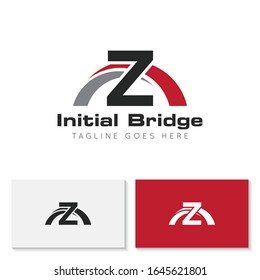 illustration vector graphic initial z logo of bridge good for building and industrial icon