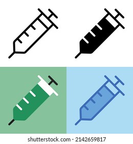 Illustration vector graphic of Injection Icon. Perfect for user interface, new application, etc