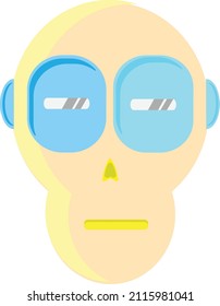 Illustration vector graphic of Innocence Apes Looking at you. Perfect for NFT Learning school, etc.