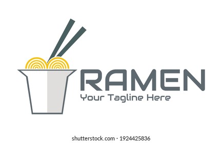 illustration vector graphic of instant ramen cup is ready to eat, perfect for noodle, restaurant, resto, cafe, etc.

