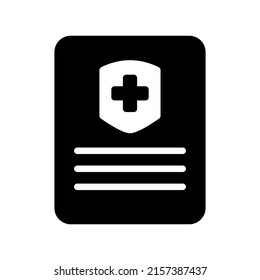 Illustration Vector graphic of insurance icon template