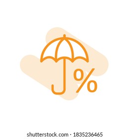 Illustration Vector graphic of investment icon template