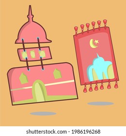 Illustration Vektorgrafik der islamischen Ornament Fit für islamisches Poster, Brosure, Kinderartikel, etc..