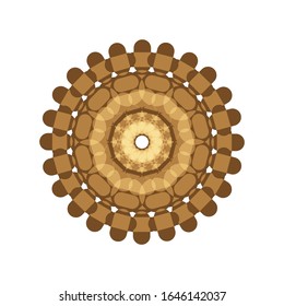 
illustration vector graphic of islamic pattern colorful mandala, arabesque. fit for logo, icon, symbol, etc