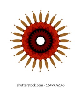 
illustration vector graphic of islamic pattern colorful mandala, arabesque. fit for logo, icon or symbol, etc