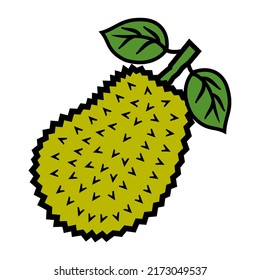Ilustración Vector Gráfico de frutos de crema, icono de comida