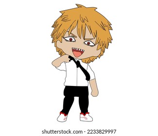 illustration vector graphic of
Japanese anime character
perfect for drawing animation
