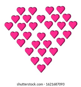 Illustration vector graphic of jewel love good for wallpaper and etc