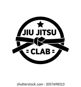 Ilustración Vector Gráfico del dojo logo de Jiu Jitsu