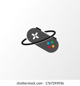 Illustration Vector Graphic of Joystick Planet. Perfect to use for Gaming House